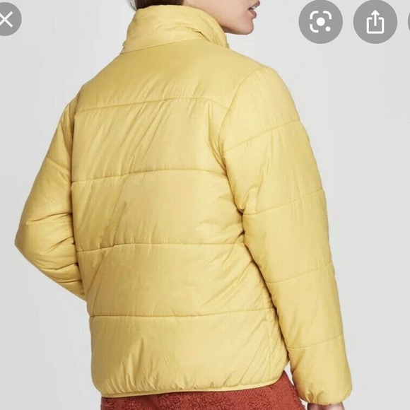 Universal Thread Yellow Puffer Jacket - Picture 2 of 5
